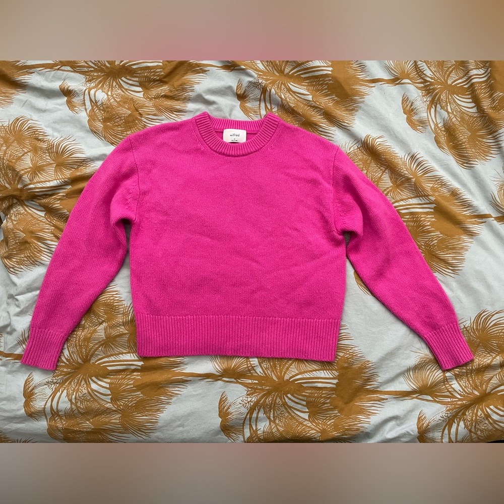 Wilfred Luxe cashmere maria sweater xs s read